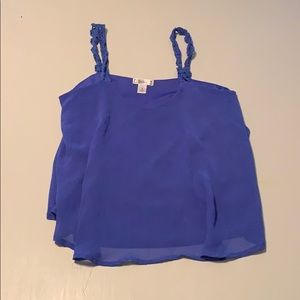 Blue tank top